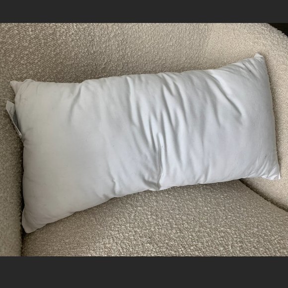 Pottery Barn Faux Fur Ombre Lumbar Pillow (Cover + Insert) - Picture 5 of 7